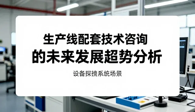 生产线配套技术咨询的未来发展趋势分析
